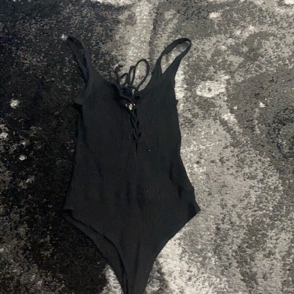 Lace up bodysuit
